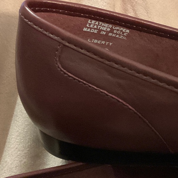 Classic ENZO‎ ANGIOLINI Liberty Cordovan Croc Leather Flats SZ 9M - Picture 6 of 9